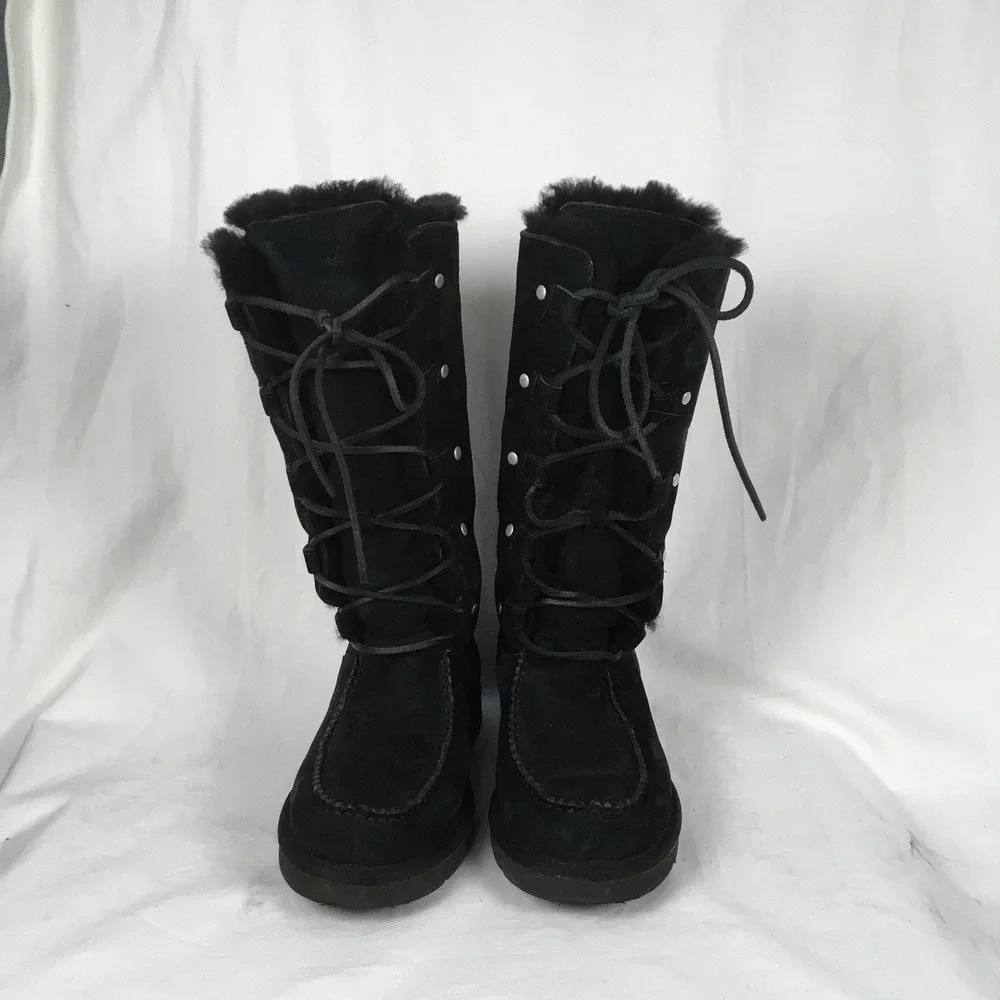 UGG Appalachian Tall Snow Winter Boot Sherpa Liined Women's Size 6‎